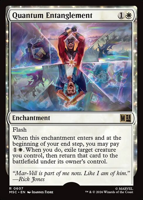 Carta Quantum Entanglement — Marvel Super Heroes Commander · MSC · #607