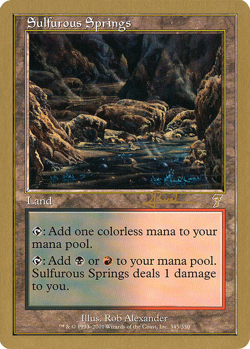 Manantiales sulfurosos — World Championship Decks 2001