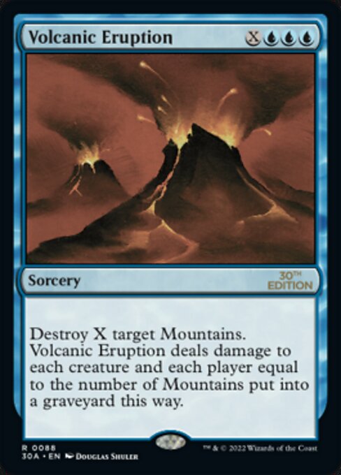 Erupción volcánica — 30th Anniversary Edition