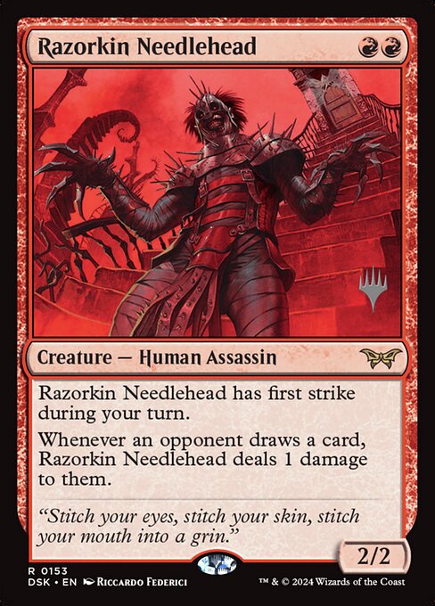 Carta Cercenador cabezagujas — Duskmourn: House of Horror Promos · PDSK · #153p