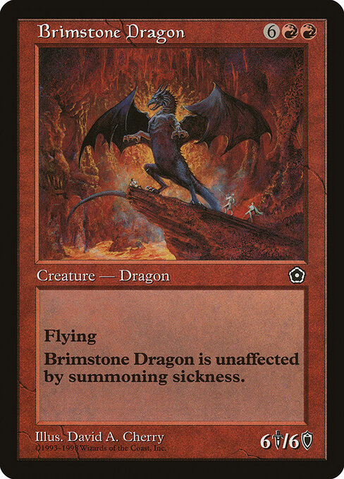 Carta Dragón de azufre — Portal Second Age · P02 · #92