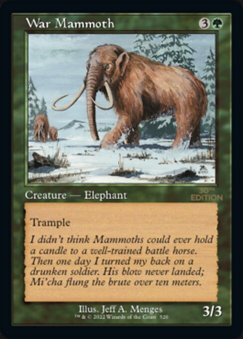 Mamut de Guerra — 30th Anniversary Edition