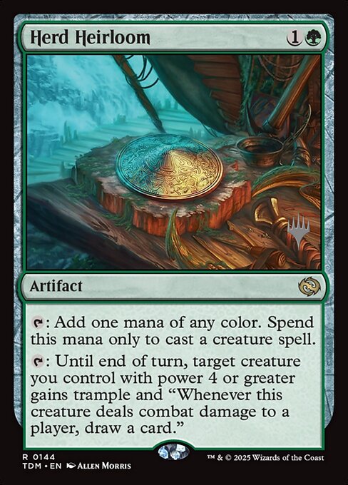 Carta Reliquia de la manada — Tarkir: Dragonstorm Promos · PTDM · #144p