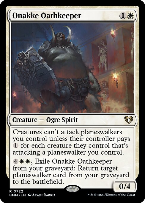 Carta Onakke Oathkeeper — Commander Masters · CMM · #722