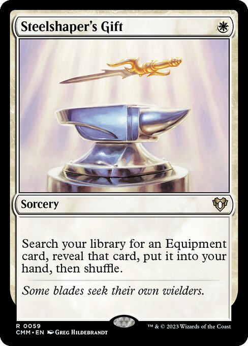 Regalo del moldea acero — Commander Masters