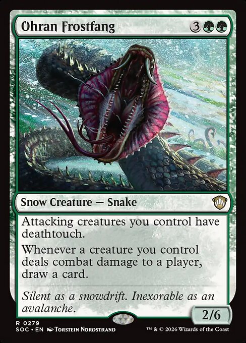 Faucesgélidas de Ohran — Secrets of Strixhaven Commander