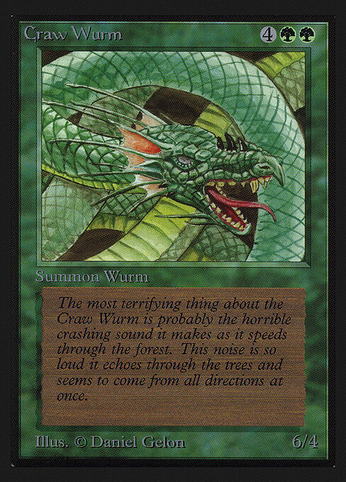 Carta Sierpe Dragón — Intl. Collectors' Edition · CEI · #191