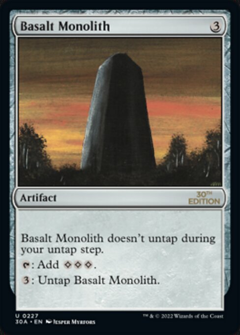Monolito de basalto — 30th Anniversary Edition