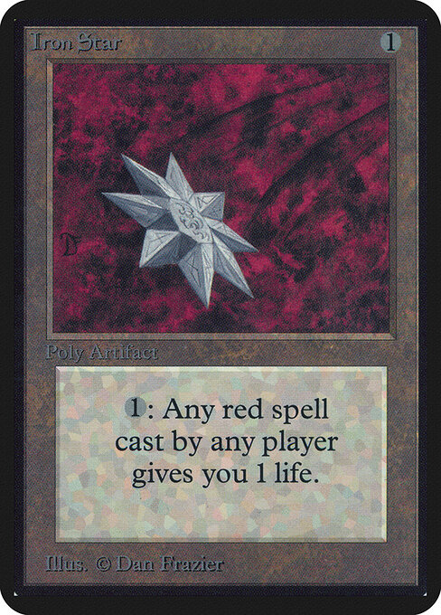 Carta Estrella de hierro — Limited Edition Alpha · LEA · #250