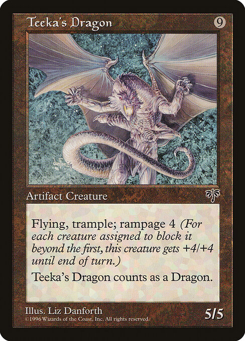 Carta Dragón de Teeka (Mirage)