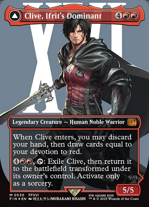 Clive, Ifrit's Dominant // Ifrit, Warden of Inferno — Final Fantasy