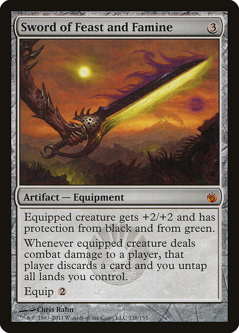 Espada de abundancia y escasez — Mirrodin Besieged