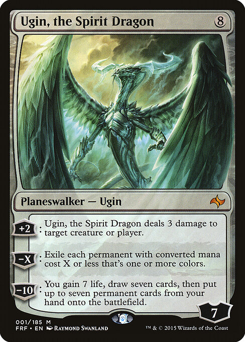 Carta Ugin, el dragón espíritu — Fate Reforged · FRF · #1