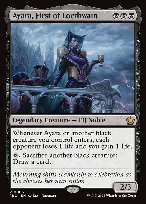 Ayara, la Primera de Nimboscuro — Foundations Commander