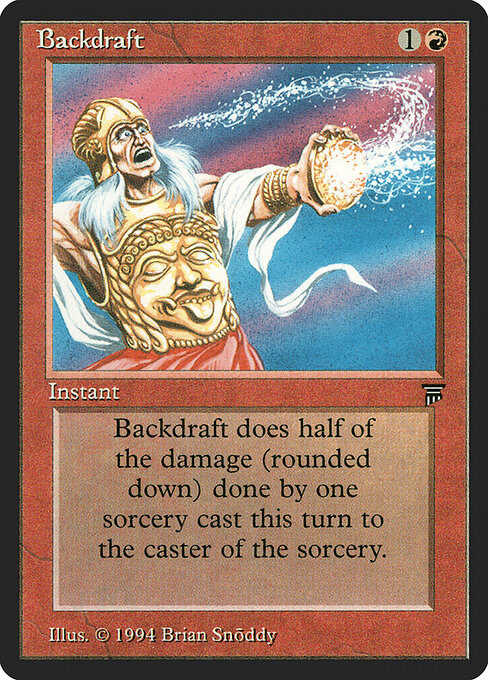 Carta Backdraft — Legends · LEG · #132