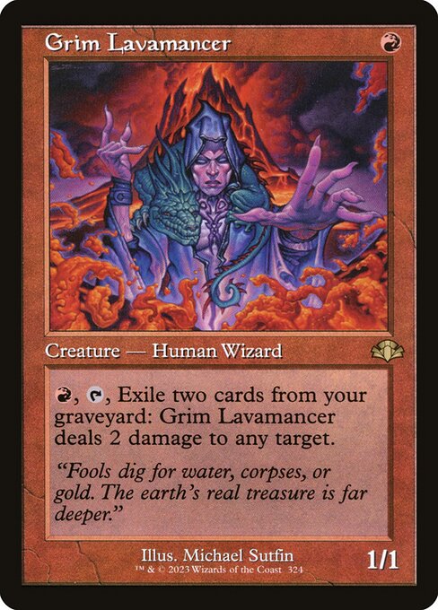 Lavamante siniestro — Dominaria Remastered