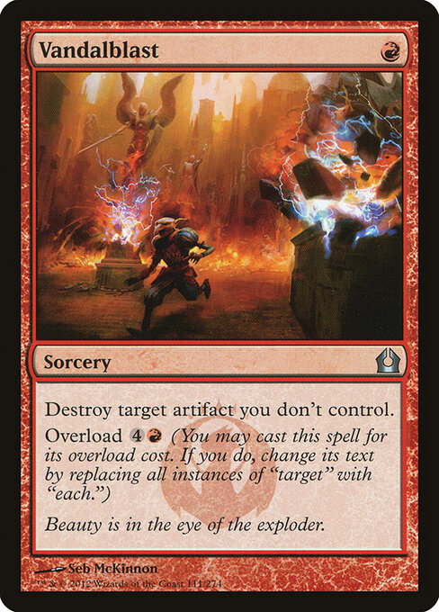 Carta Ráfaga vandálica — Return to Ravnica · RTR · #111