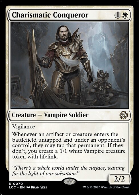 Carta Conquistador carismático — The Lost Caverns of Ixalan Commander · LCC · #70