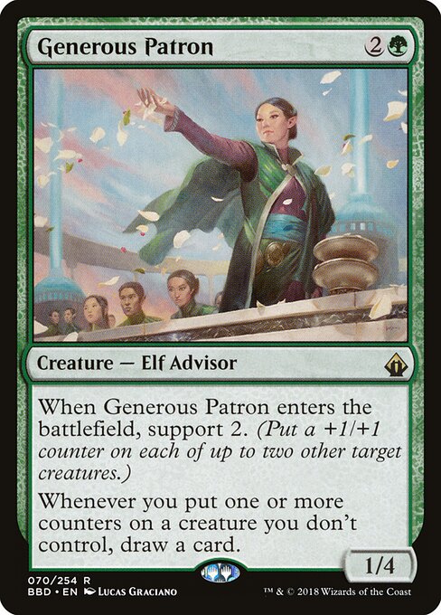 Carta Mecenas pudiente — Battlebond · BBD · #70
