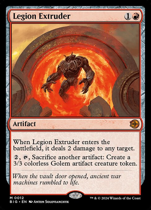 Extrusor de legiones — The Big Score