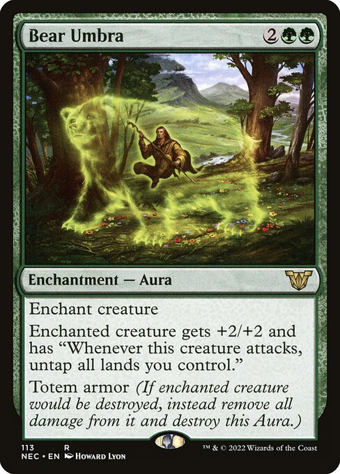 Carta Umbra de oso — Neon Dynasty Commander · NEC · #113