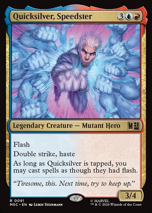 Mercurio, velocista — Marvel Super Heroes Commander
