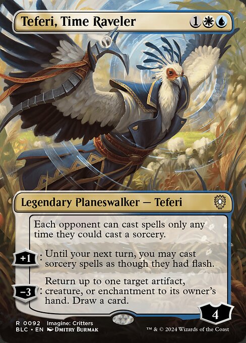Teferi, manipulador del tiempo — Bloomburrow Commander