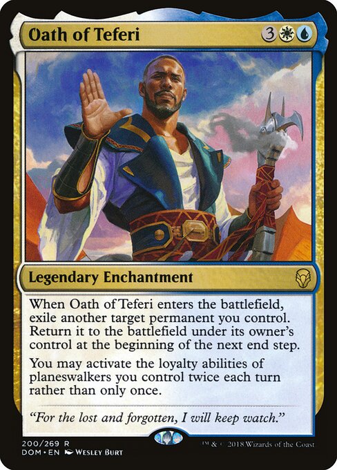 Carta Juramento de Teferi — Dominaria · DOM · #200