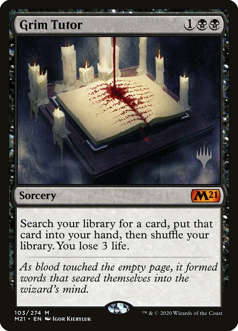 Tutor nefasto — Core Set 2021 Promos