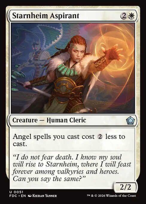 Carta Aspirante del Starnheim — Foundations Commander · FDC · #51
