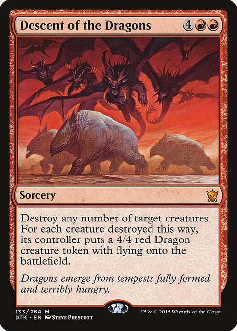 Carta Descenso de dragones — Dragons of Tarkir · DTK · #133
