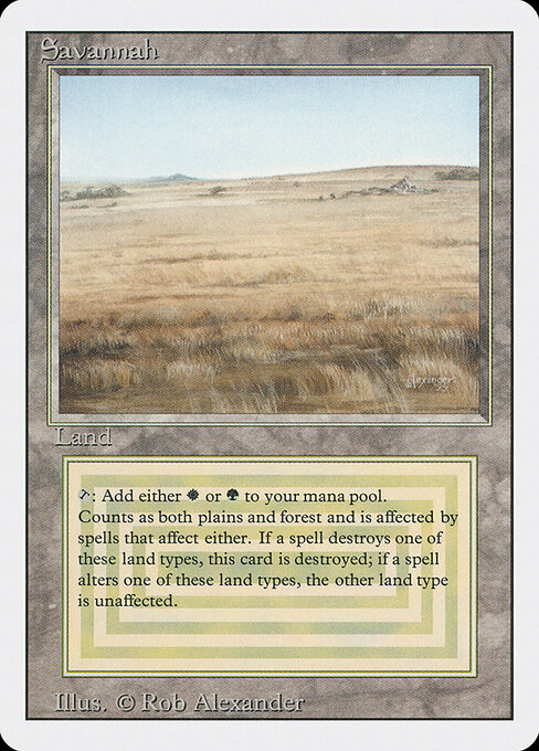 Savannah — Revised Edition