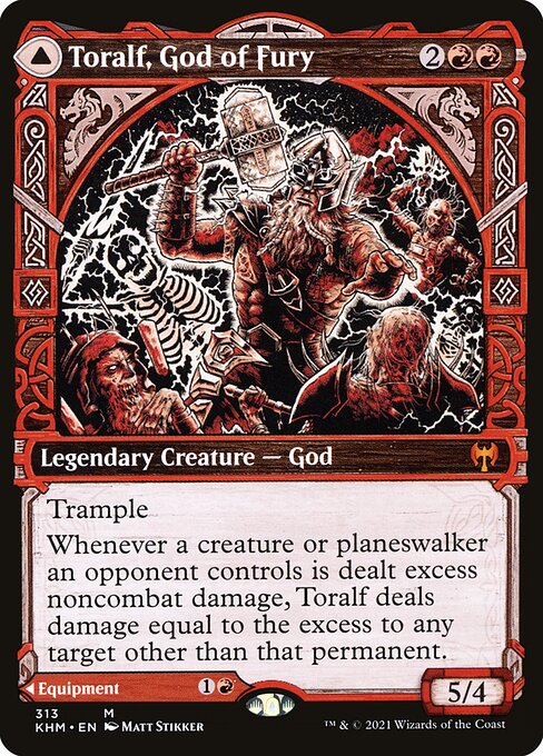 Toralf, God of Fury // Toralf's Hammer — Kaldheim