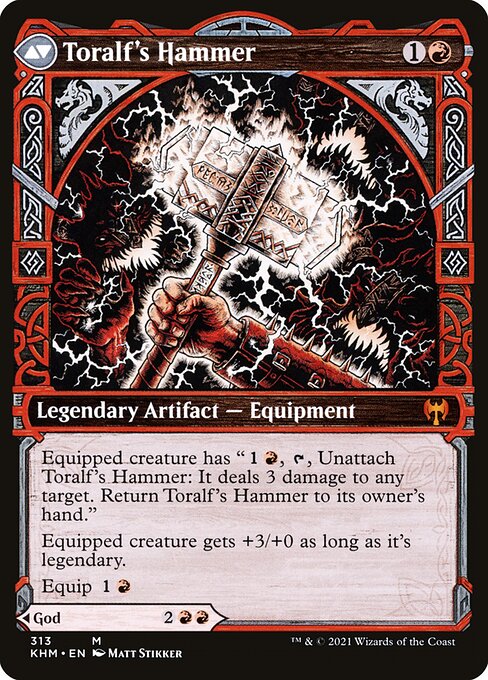 Toralf, God of Fury // Toralf's Hammer (cara trasera)