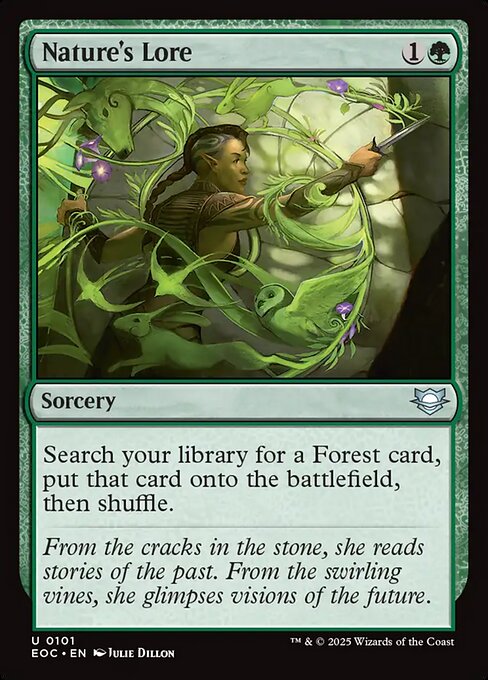 Sabiduría de la naturaleza — Edge of Eternities Commander