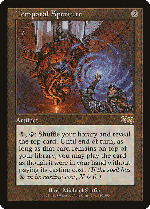 Carta Abertura temporal — Urza's Saga · USG · #310