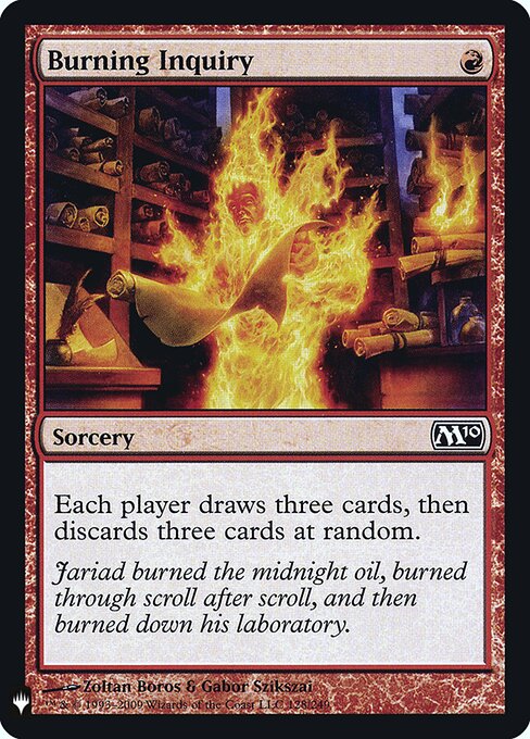 Pesquisa ardiente — The List