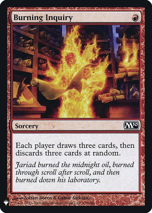 Pesquisa ardiente — The List