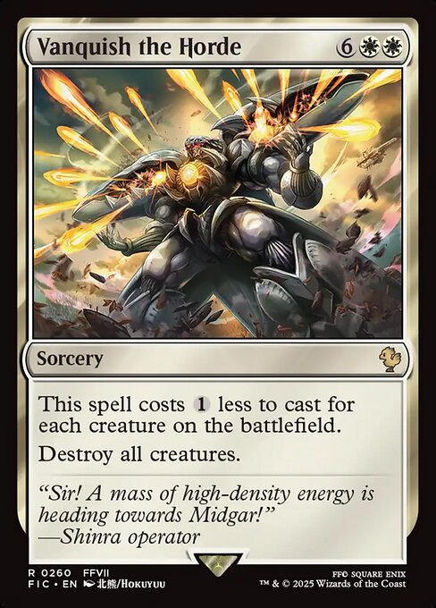 Aniquilar a la horda — Final Fantasy Commander