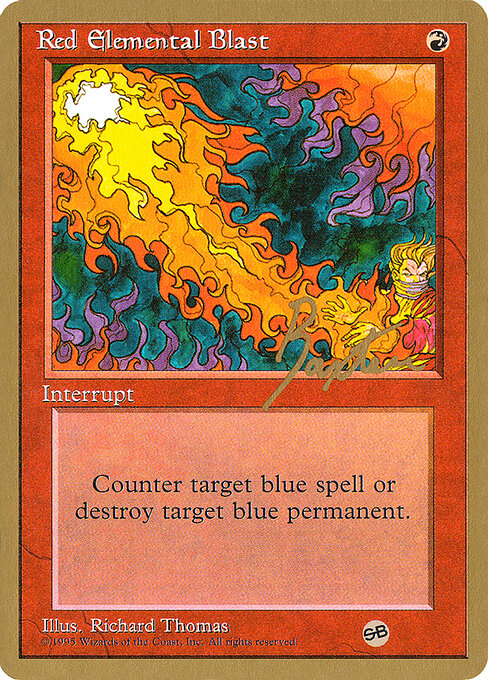 Ráfaga elemental roja — Pro Tour Collector Set
