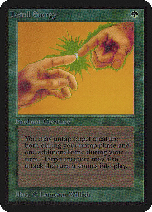 Carta Insuflar energía — Limited Edition Alpha · LEA · #202