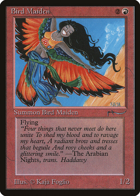 Carta Doncella alada — Arabian Nights · ARN · #37