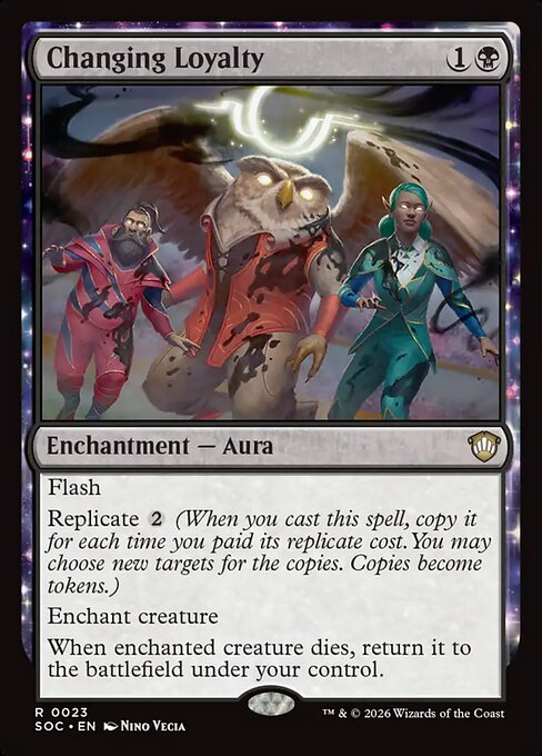 Carta Lealtad cambiante — Secrets of Strixhaven Commander · SOC · #23