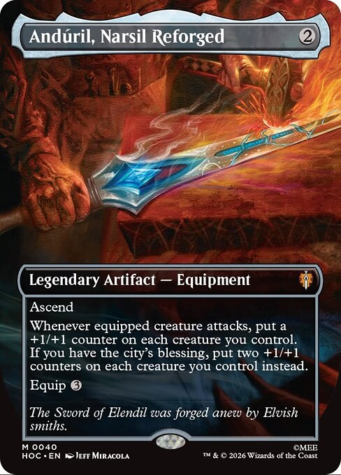 Andúril, Narsil Reforged — The Hobbit Eternal