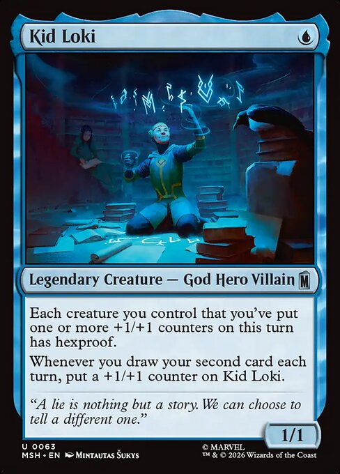 Carta Niño Loki — Marvel Super Heroes · MSH · #63