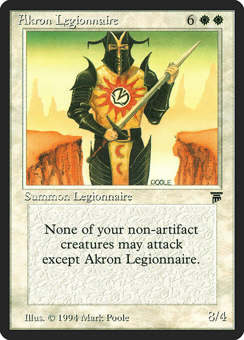 Carta Legionario de Akron — Legends · LEG · #1