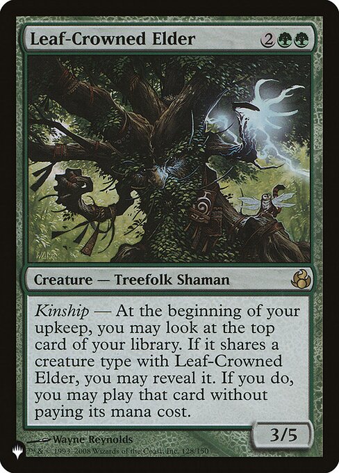Carta Leaf-Crowned Elder — The List · PLST · #MOR-128
