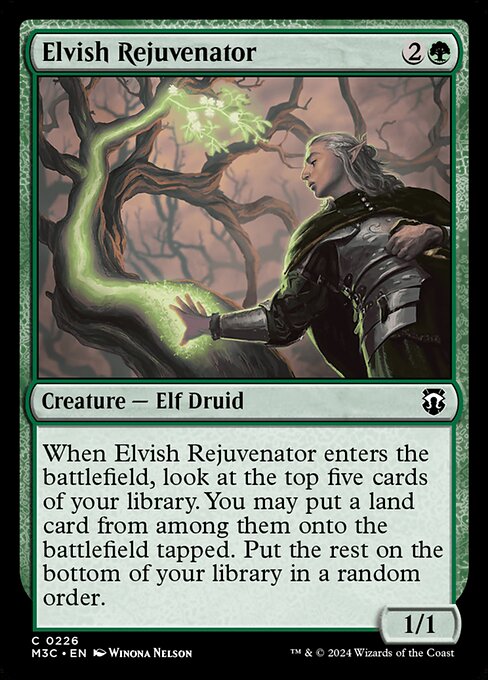 Carta Elfo rejuvenecedor — Modern Horizons 3 Commander · M3C · #226