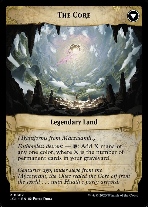 Matzalantli, the Great Door // The Core (cara trasera)
