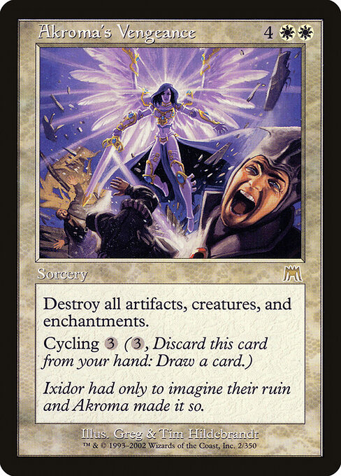 Carta Venganza de Akroma — Onslaught · ONS · #2